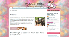 Desktop Screenshot of geekly-chic.com